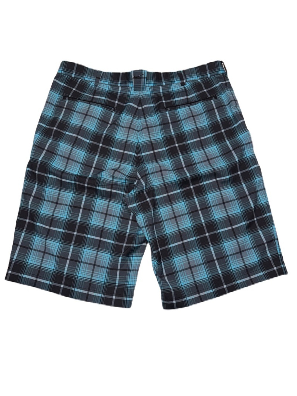 Nike Golf Performance W36 Men's Plaid Swim/Board Shorts Teal Black